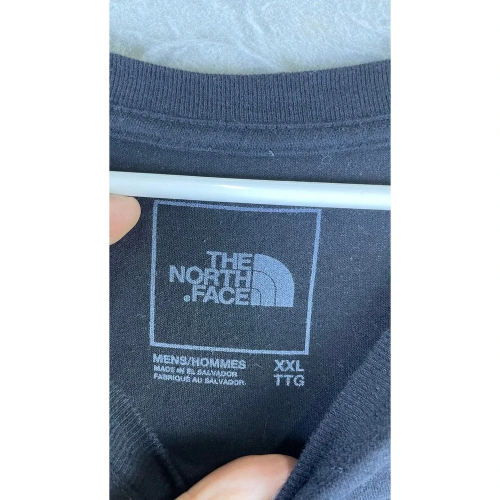 The North Face T-Shirt Mens XXL Black Good Short Sleeve Logo Tee